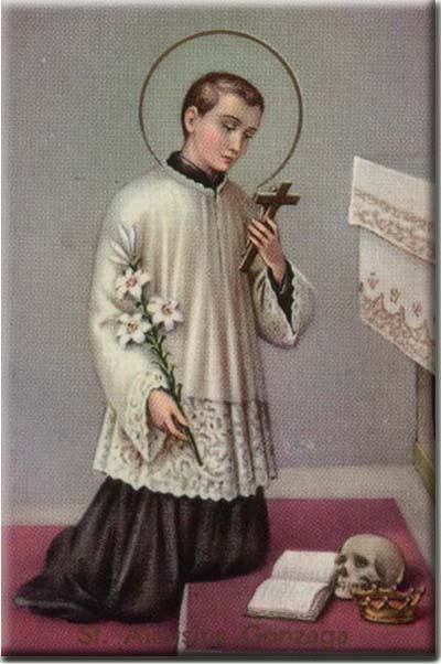 Prayer to St. Aloysius Gonzaga