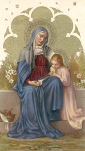 Saint Ann with Holy Mary when she was still very young!!!!!!!!!!