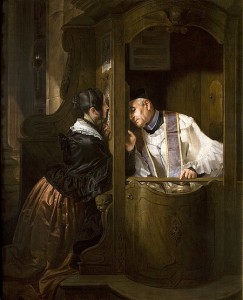 La Confessione ~ Giuseppe Molteni